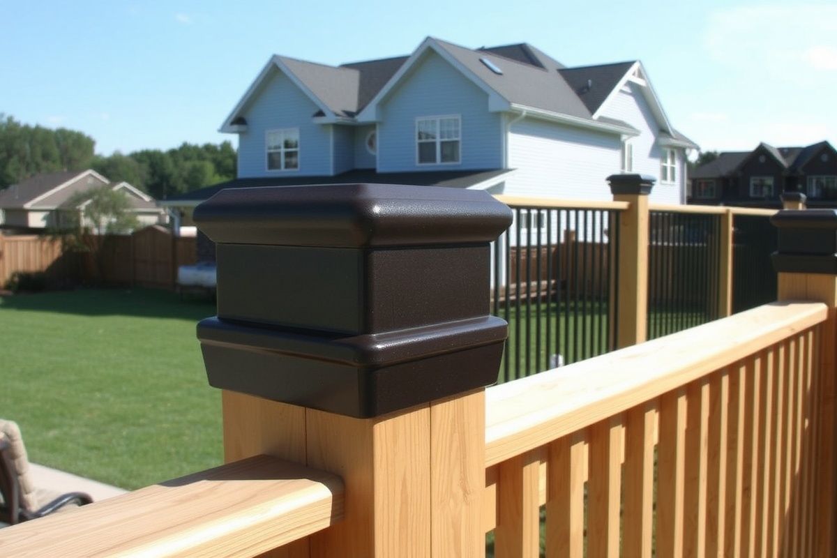 composite decking post caps