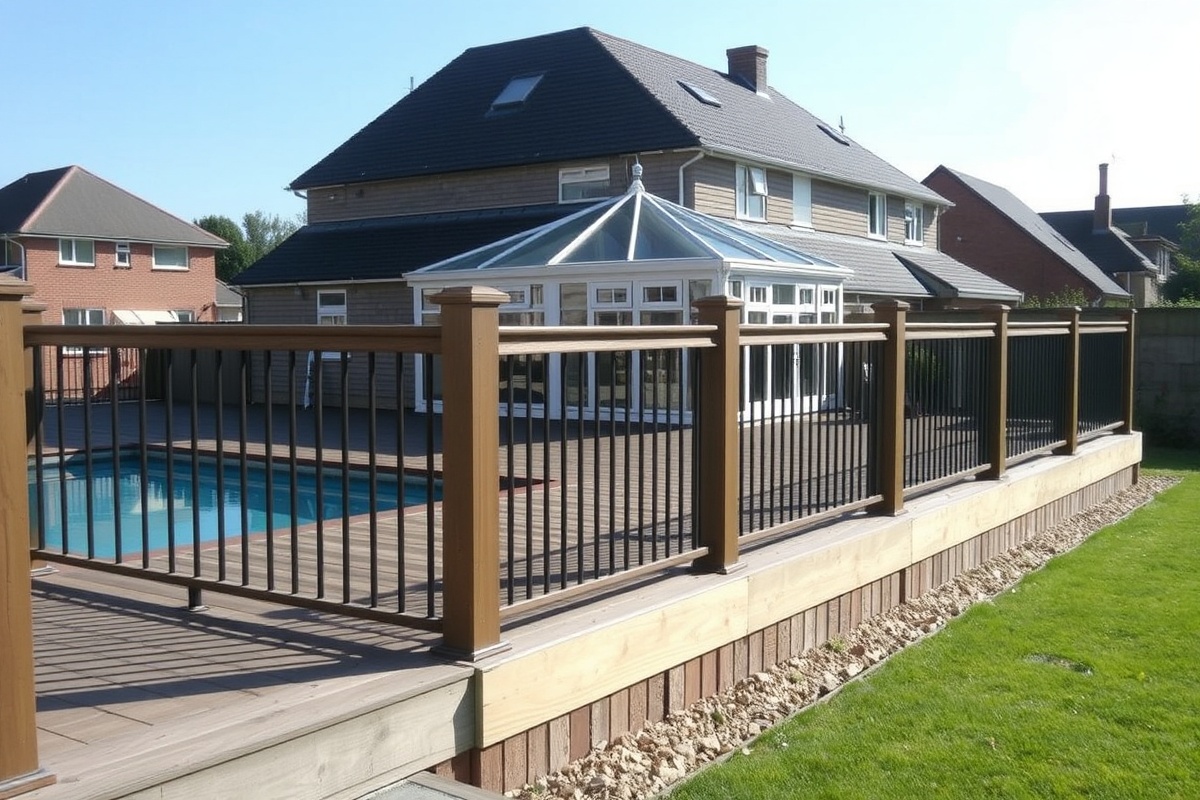 composite decking posts near me