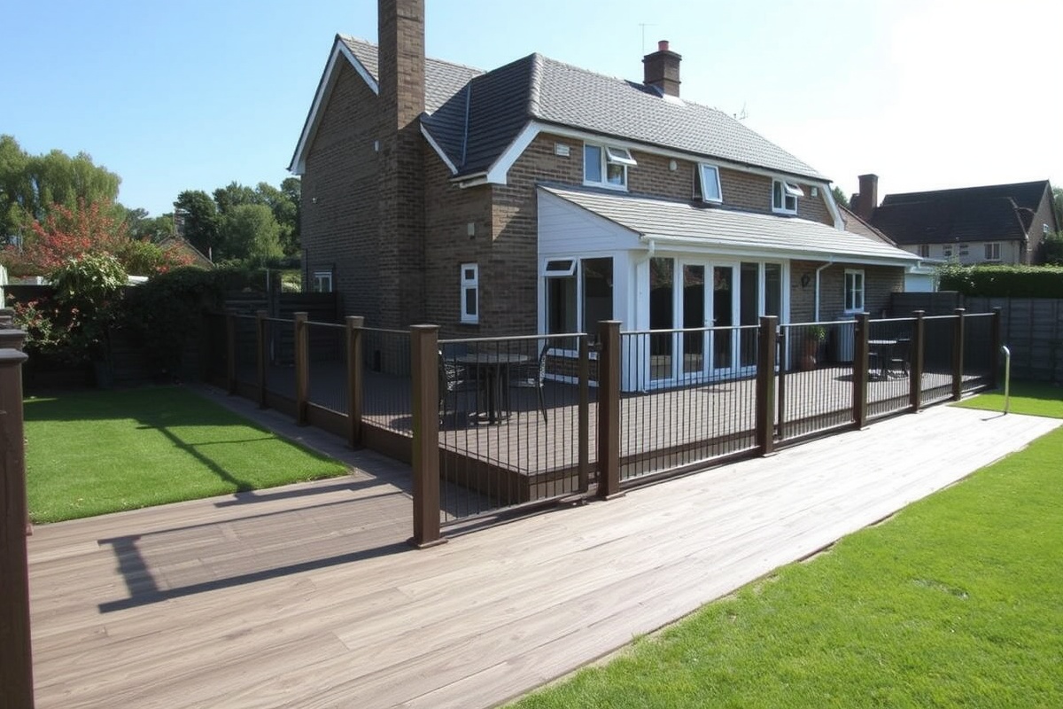 composite decking price per sqm