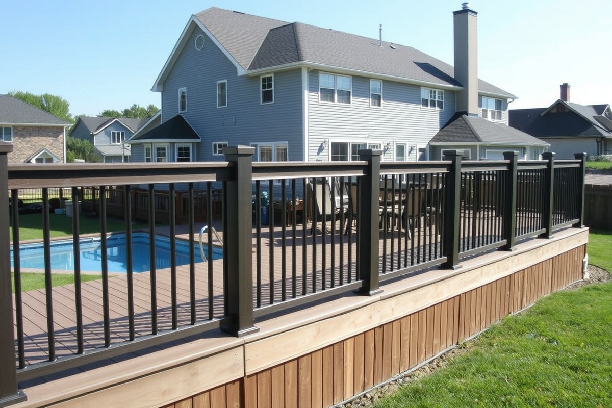 composite decking railing options