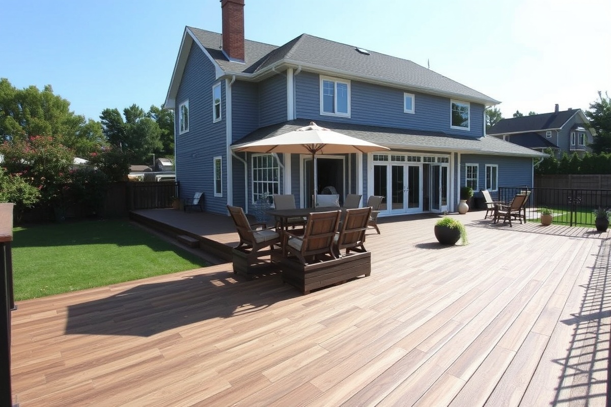 composite decking sample