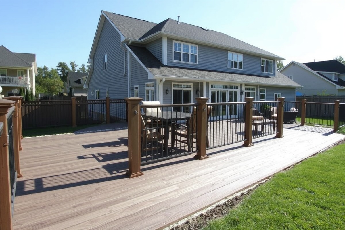 composite decking spacing