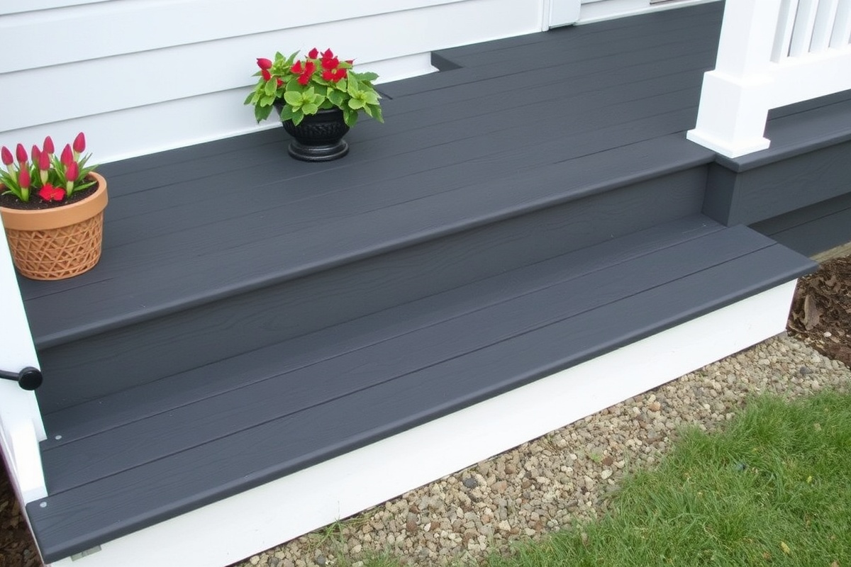 composite decking stair treads