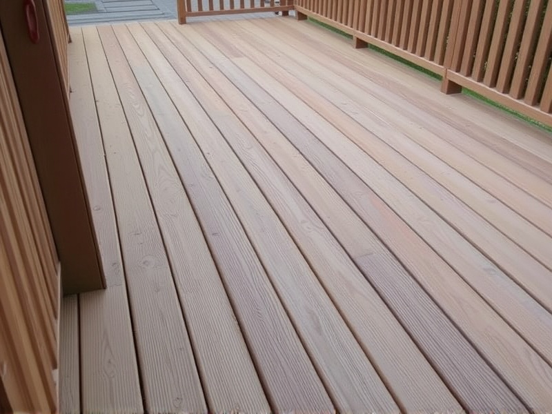 composite decking swelled up no drainage