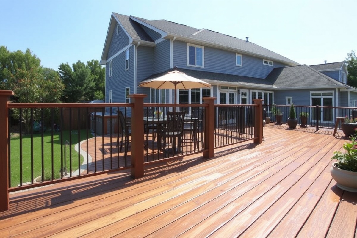 composite decking wash