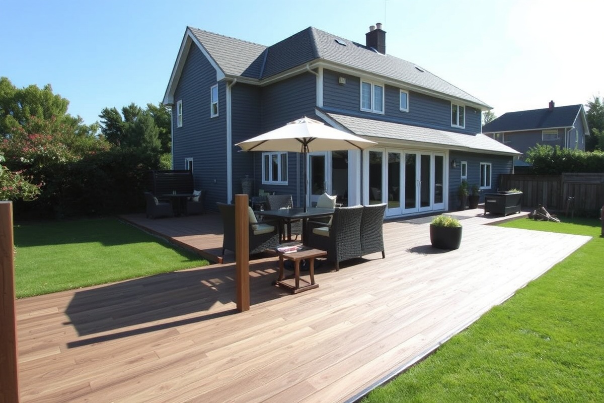 composite decking width