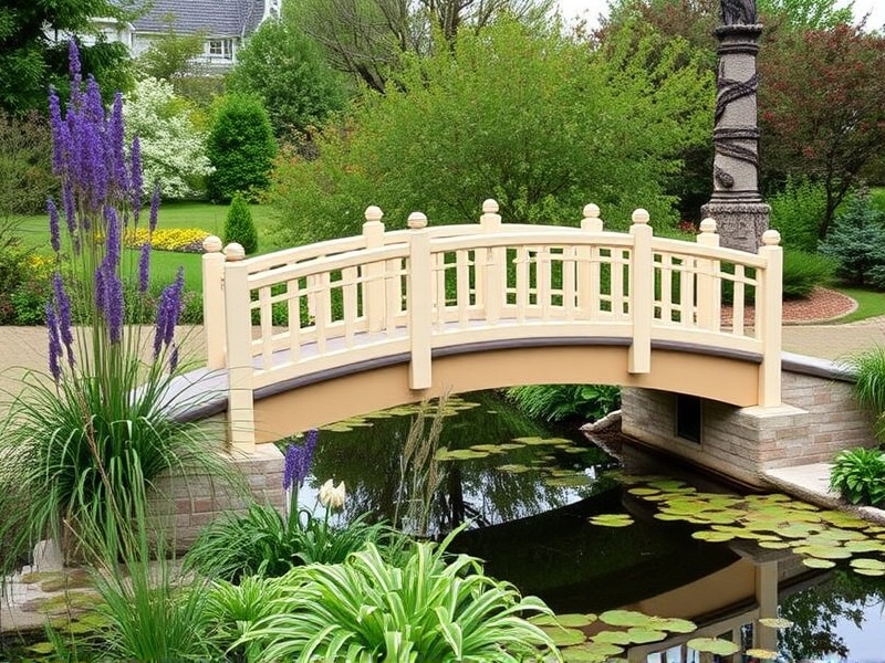 composite garden bridge