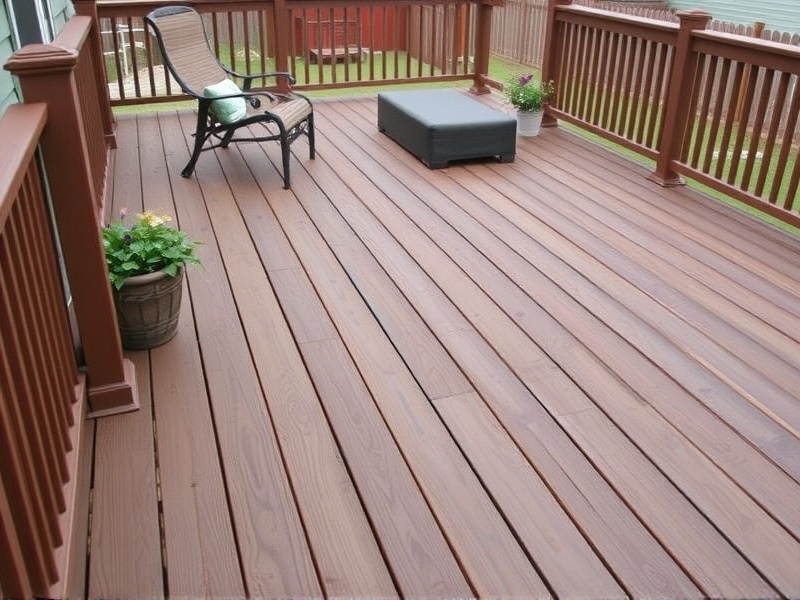 composite or hardwood decking
