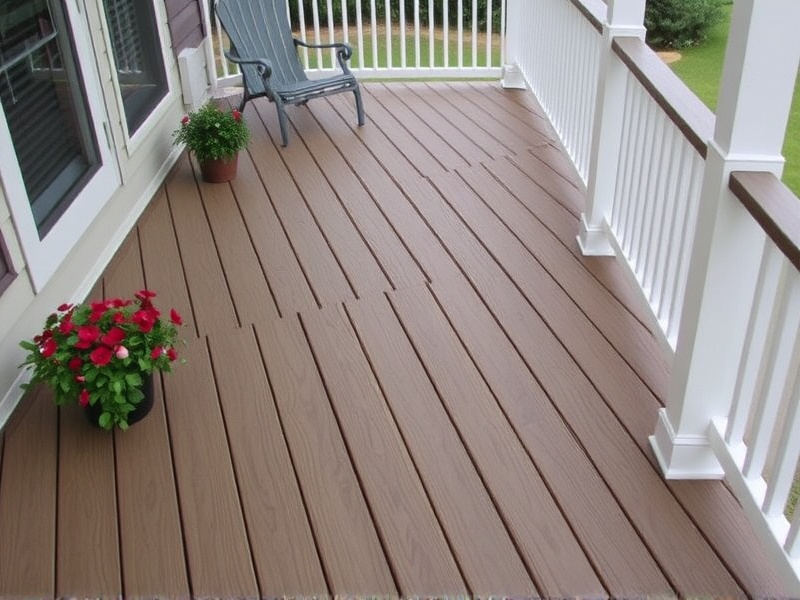 composite porch decking material