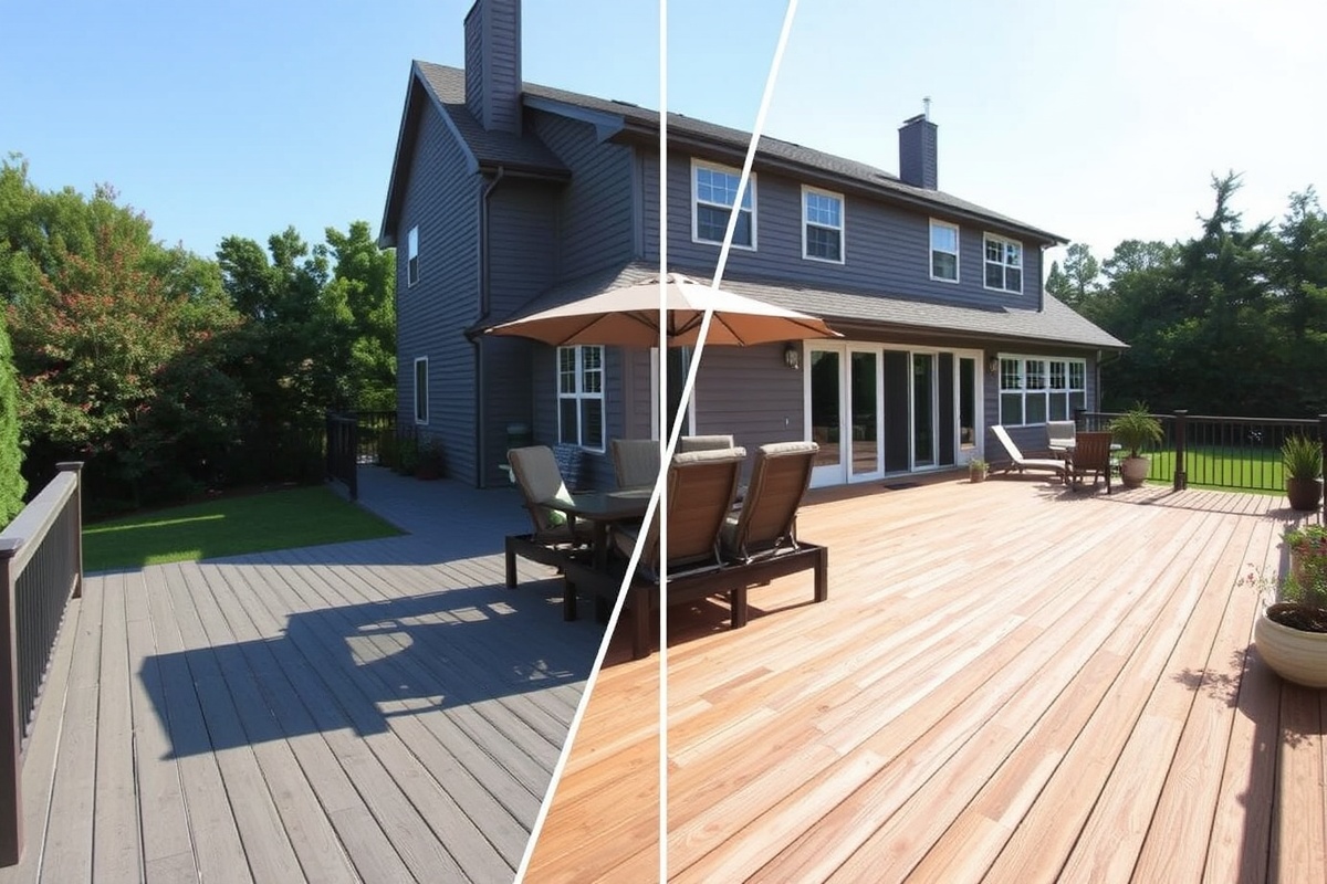 composite wood decking vs wood