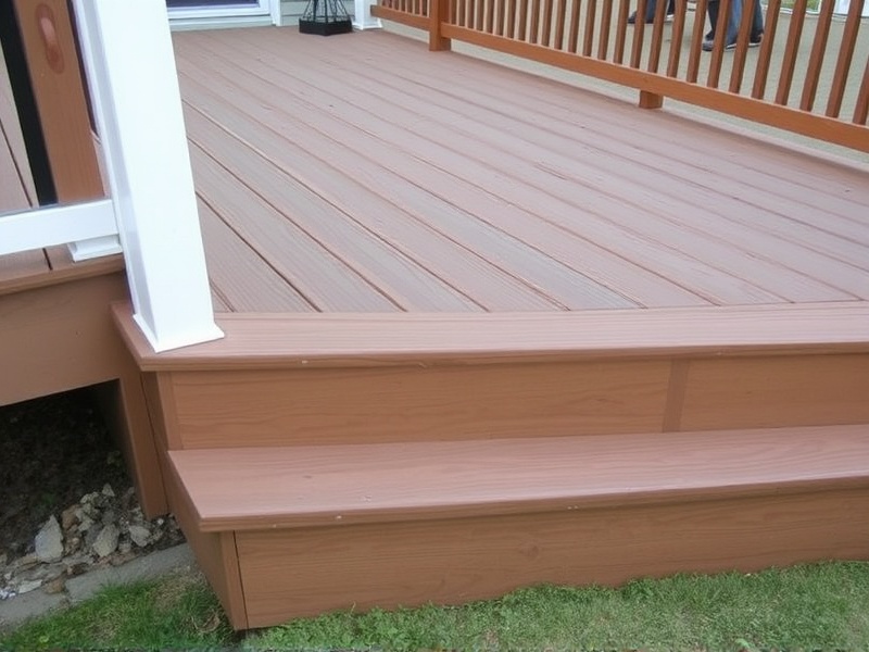 covering ends of composite decking