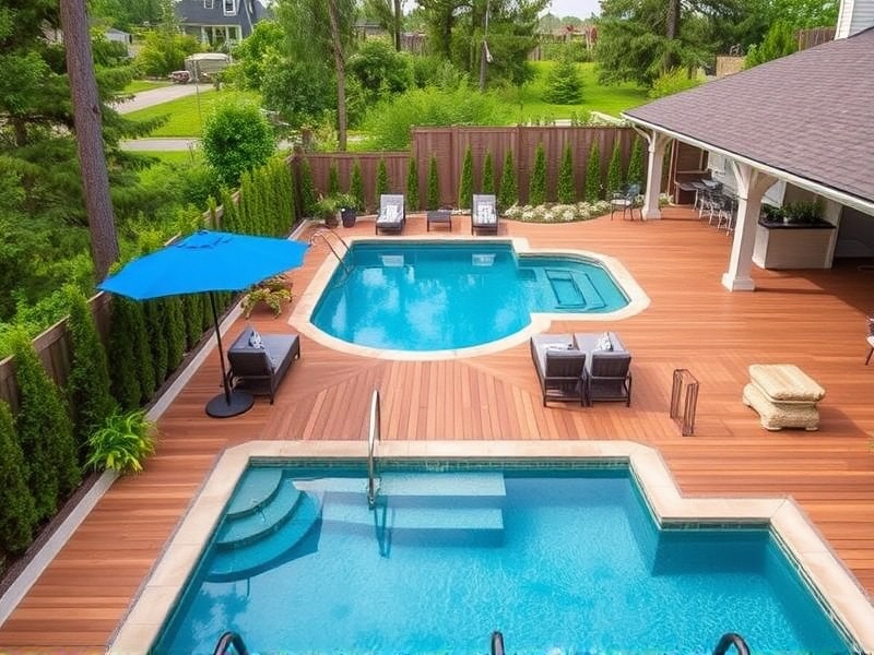 Creating a Luxurious Backyard Retreat with Pool Decking