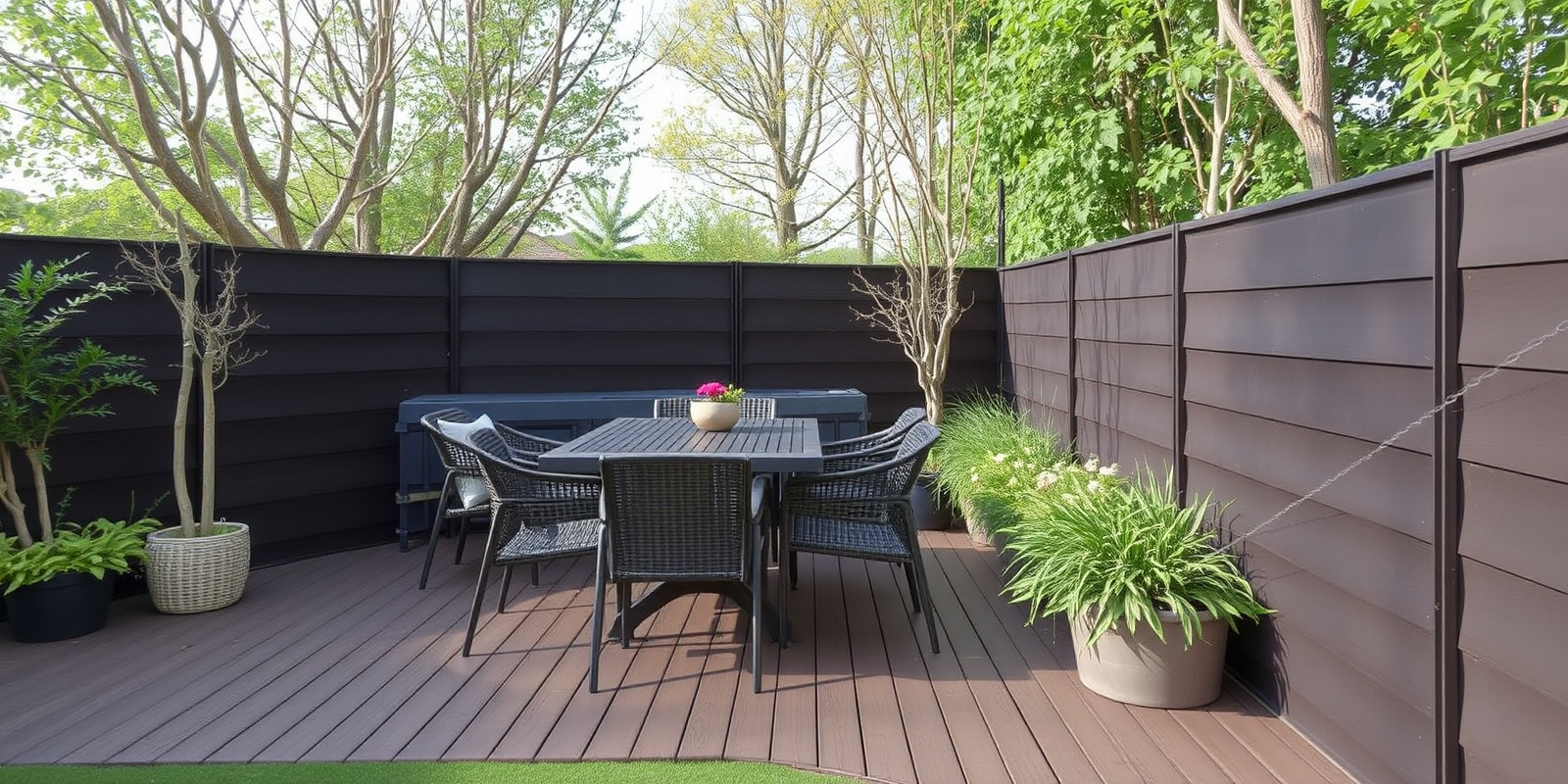 Creating a Private Oasis with WPC Decking Panels