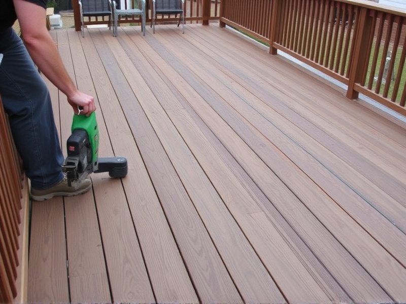 cutting trex composite decking