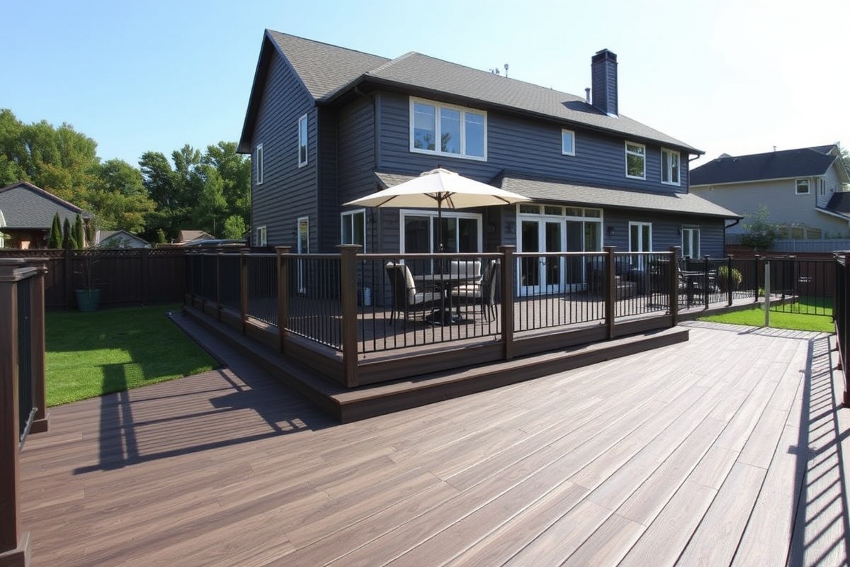 Dark Walnut Composite Decking: A Stylish Outdoor Upgrade