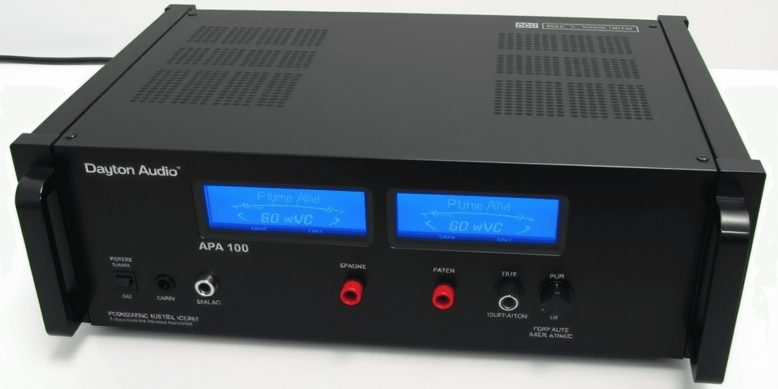 dayton audio apa100 2-input stereo amplifier 60 wpc