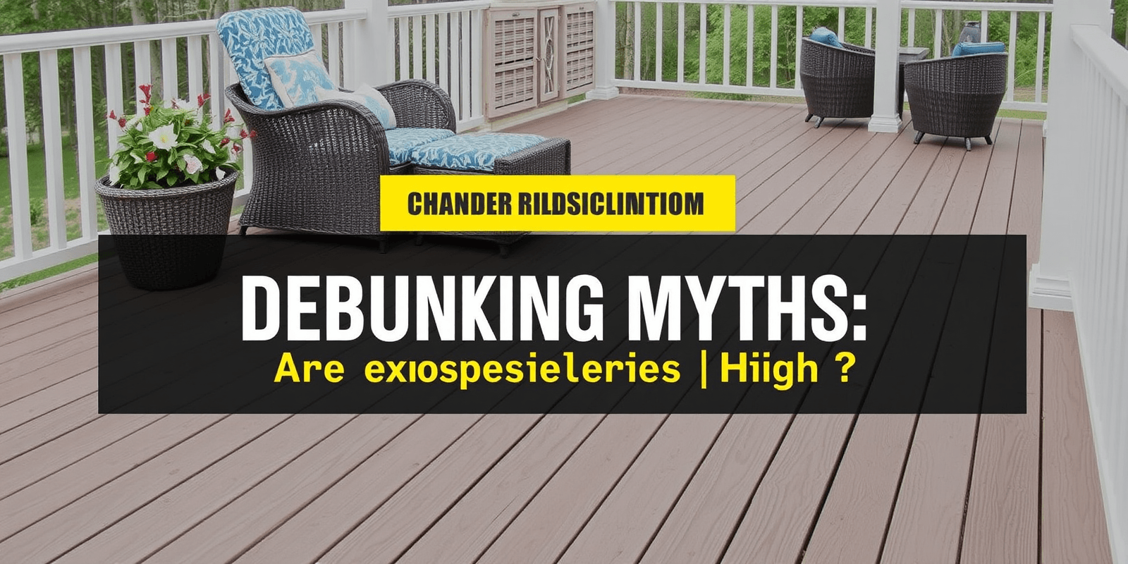 Debunking Myths: Are Composite Decking Prices Really High?