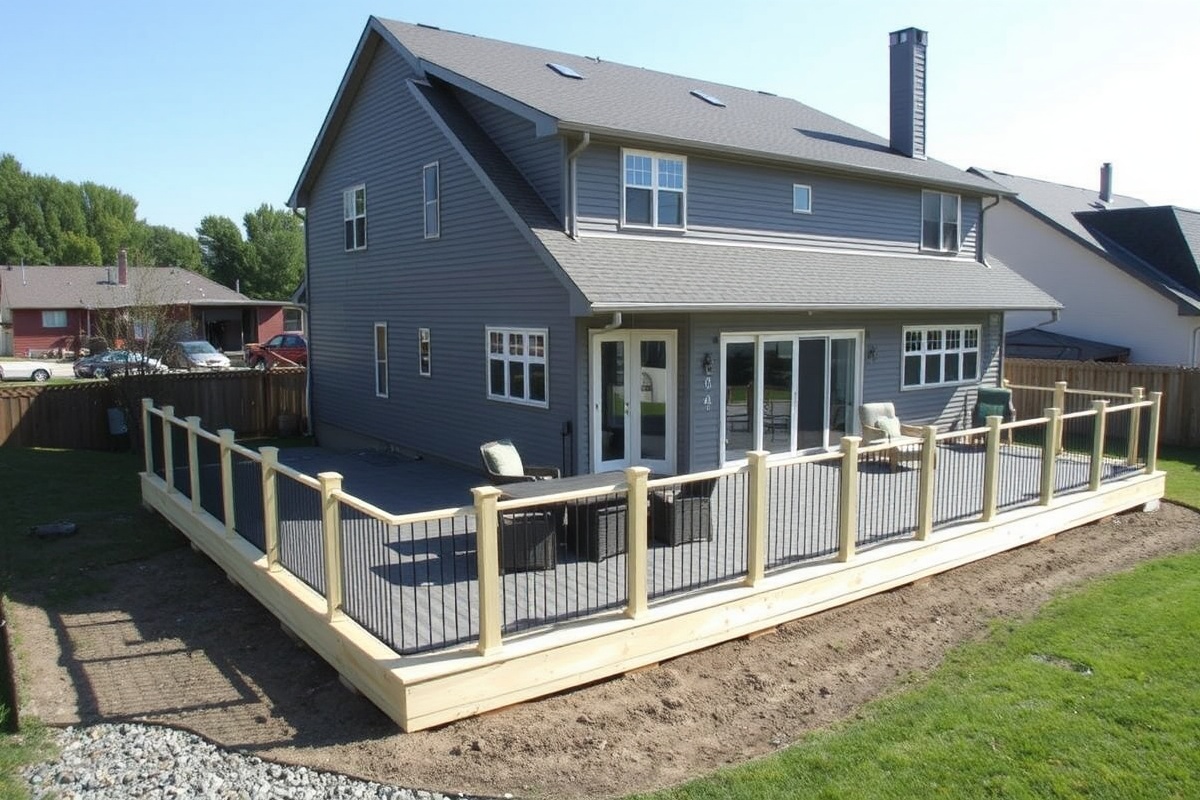 deck framing for composite decking