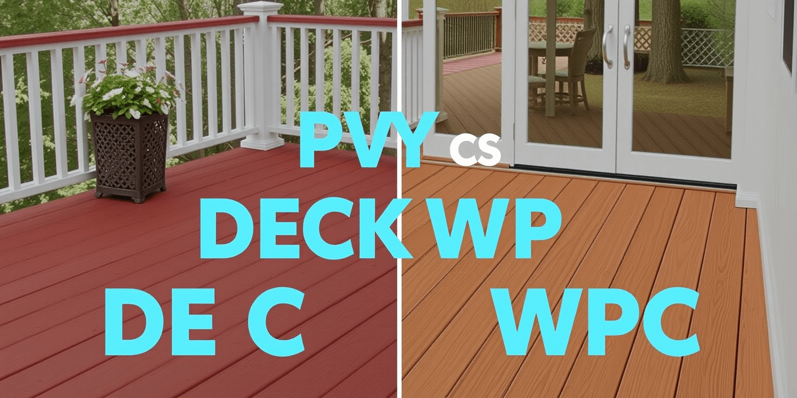 Deck PVC vs Deck WPC: Choosing the Right Material for Your Project