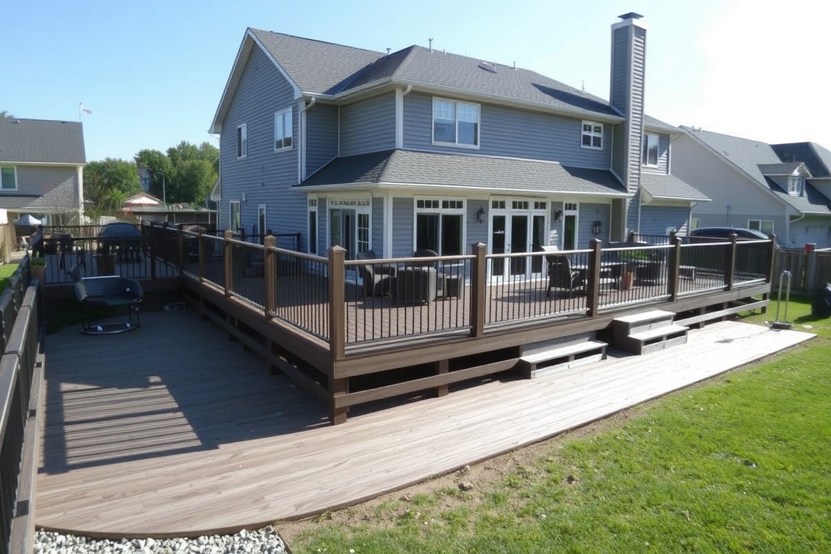decks made with composite decking