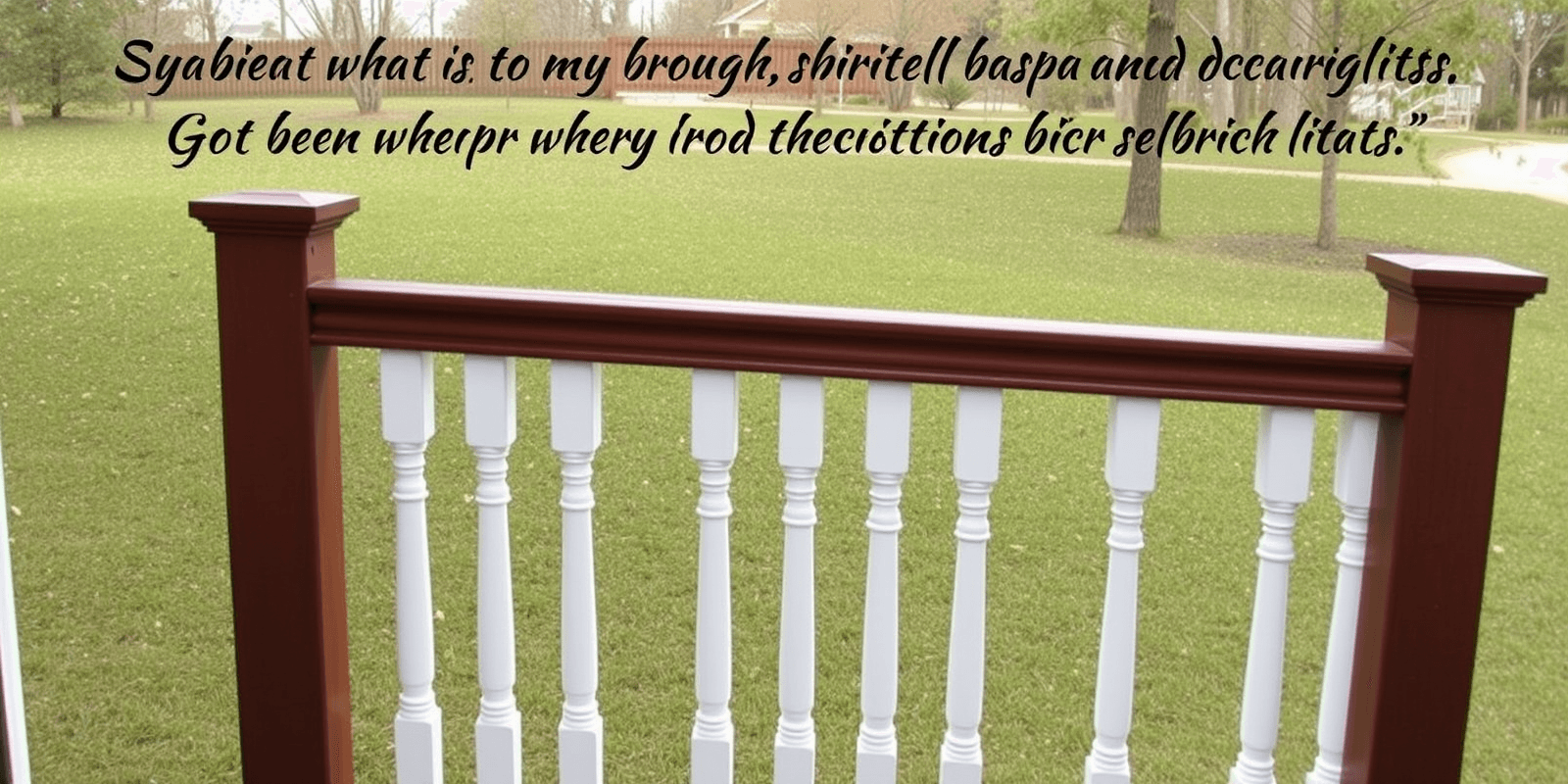 decorative wpc handrails quotes