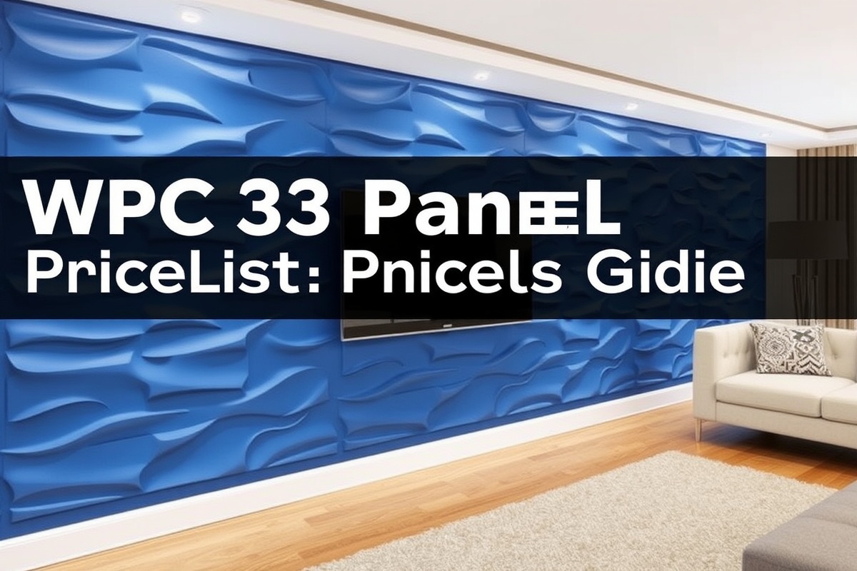WPC 3D Wall Panels: A Comprehensive Pricelist Guide