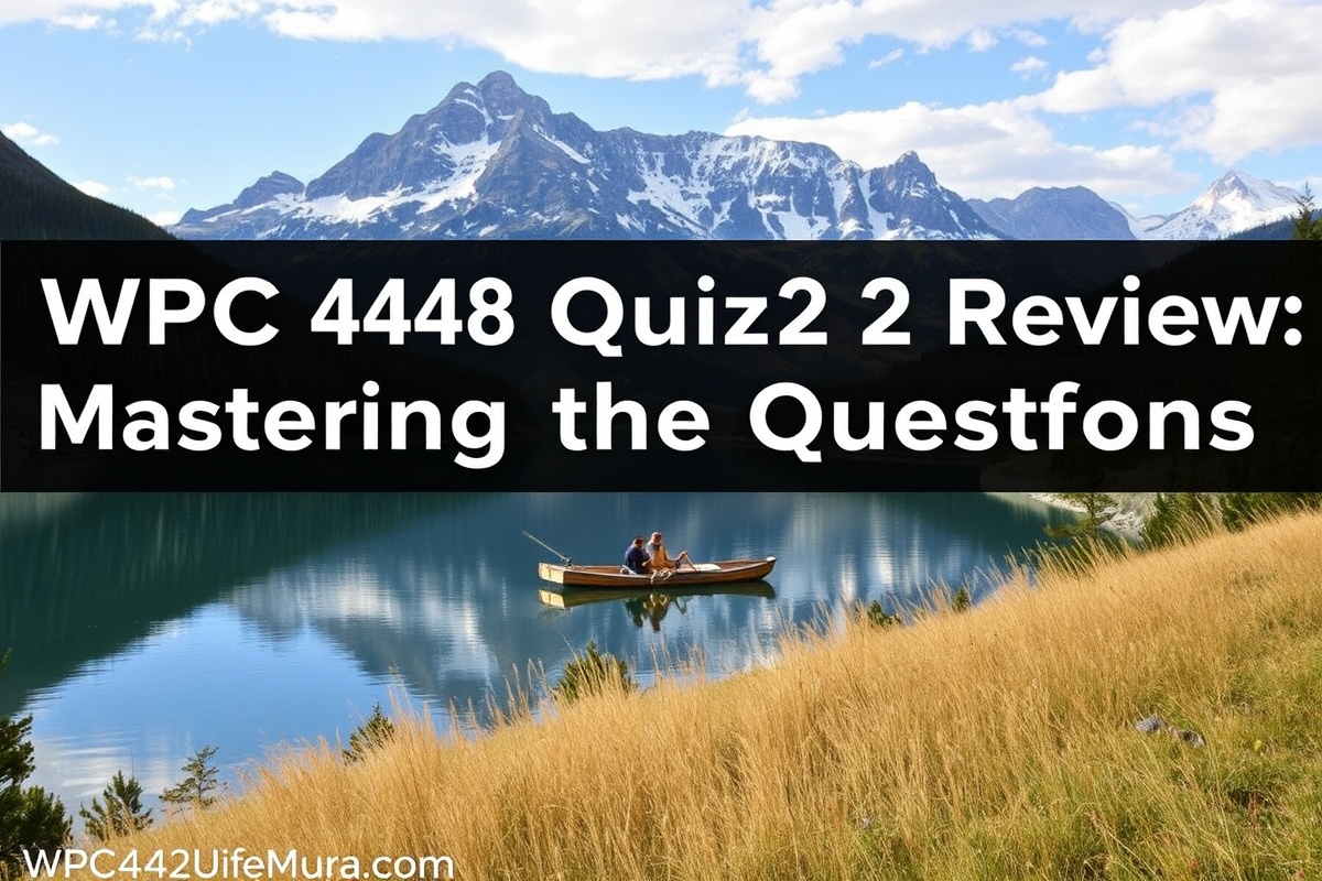 WPC 448 Quiz 2 Review: Mastering the Questions