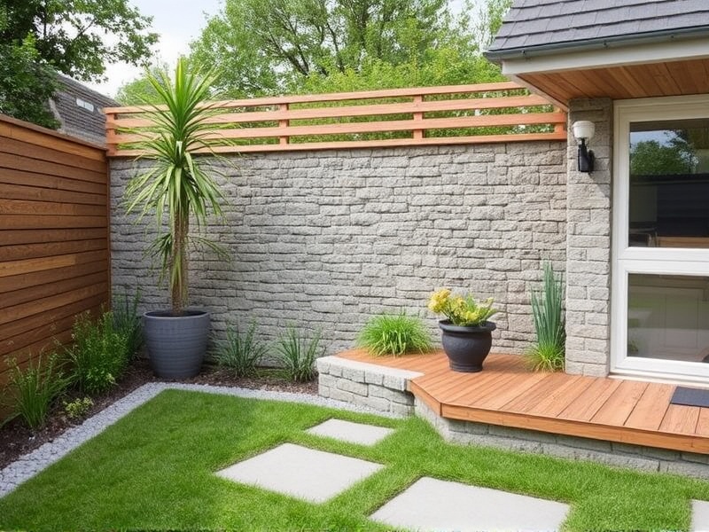 WPC and Stone Kombination: Enhancing Your Garden’s Aesthetic