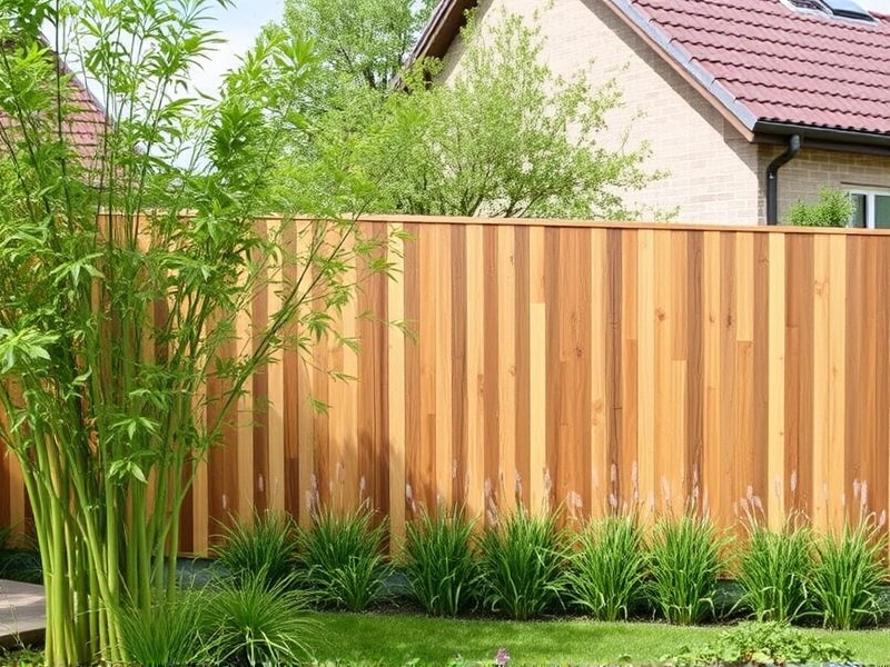 WPC Bamboo Sichtschutz: The Eco-Friendly Outdoor Barrier Solution