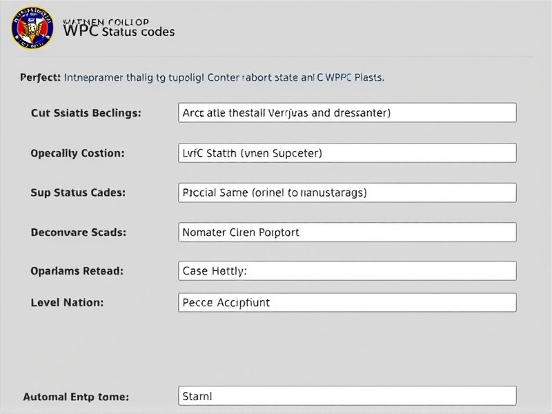 wpc claim status codes