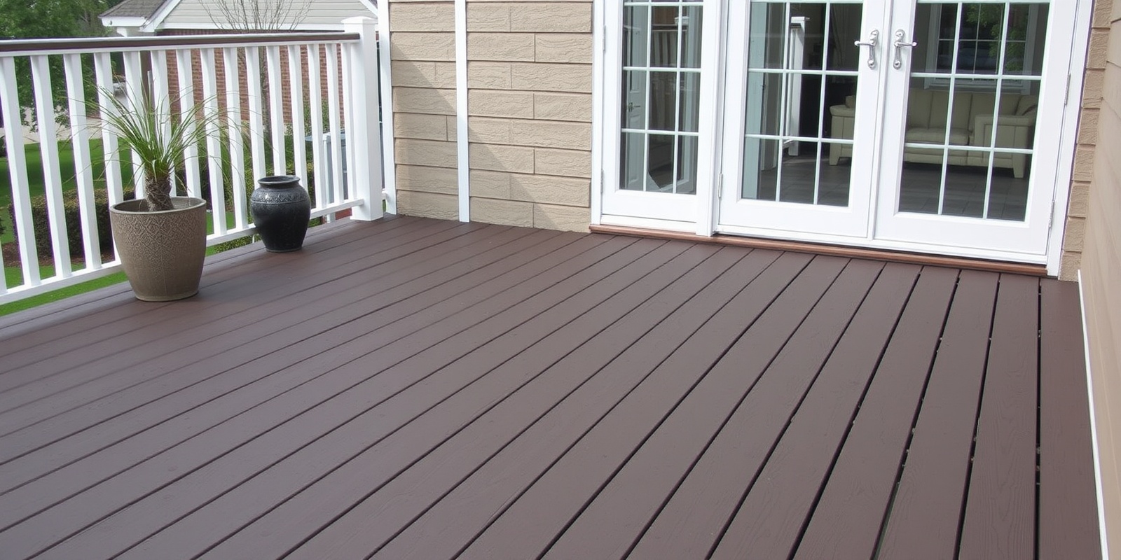 wpc click decking