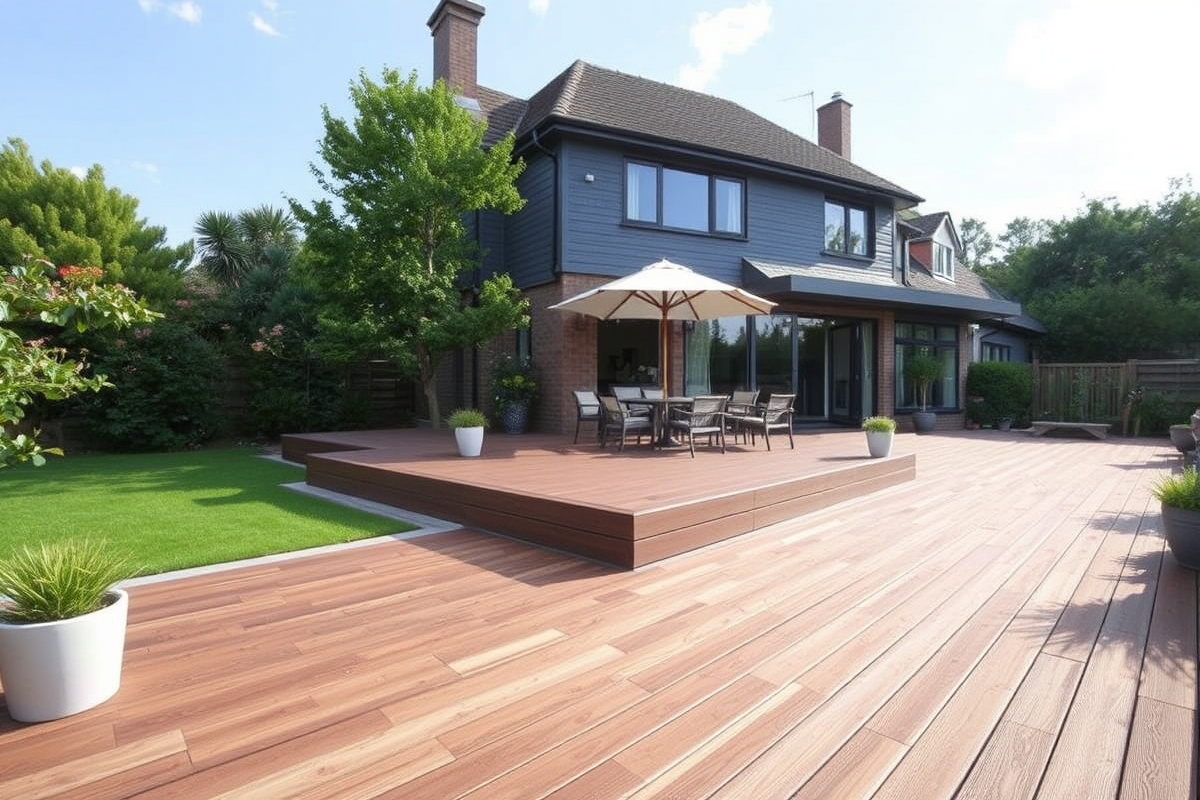 wpc composite decking floor