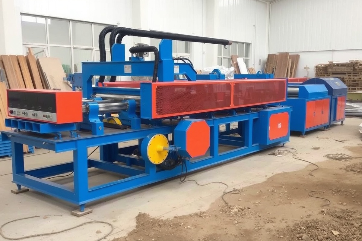 wpc construction panel machine