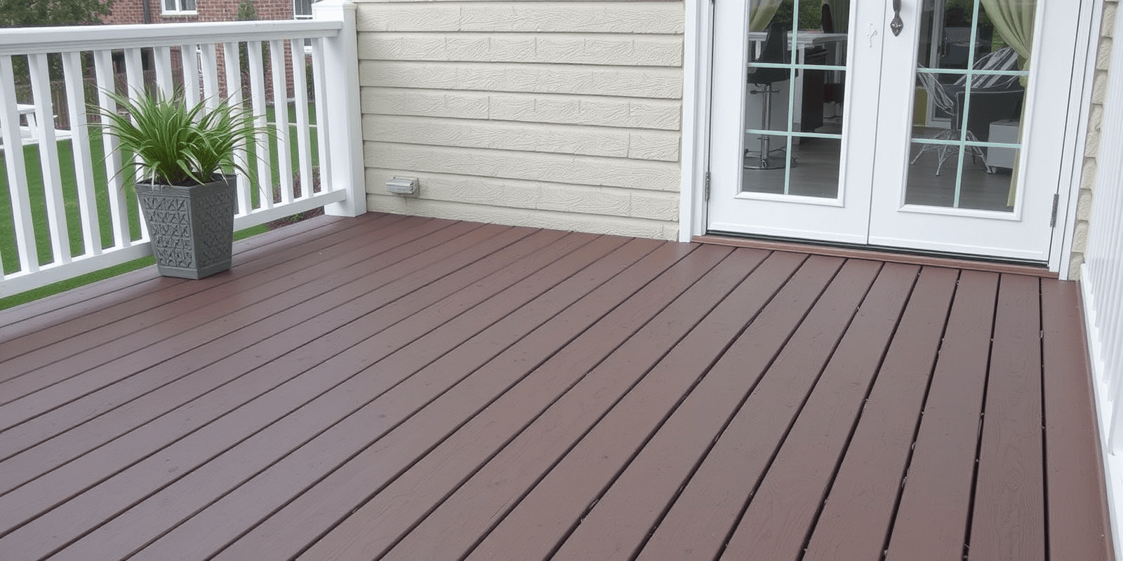 WPC Deck Maintenance with Deck Protect WPC Refresh