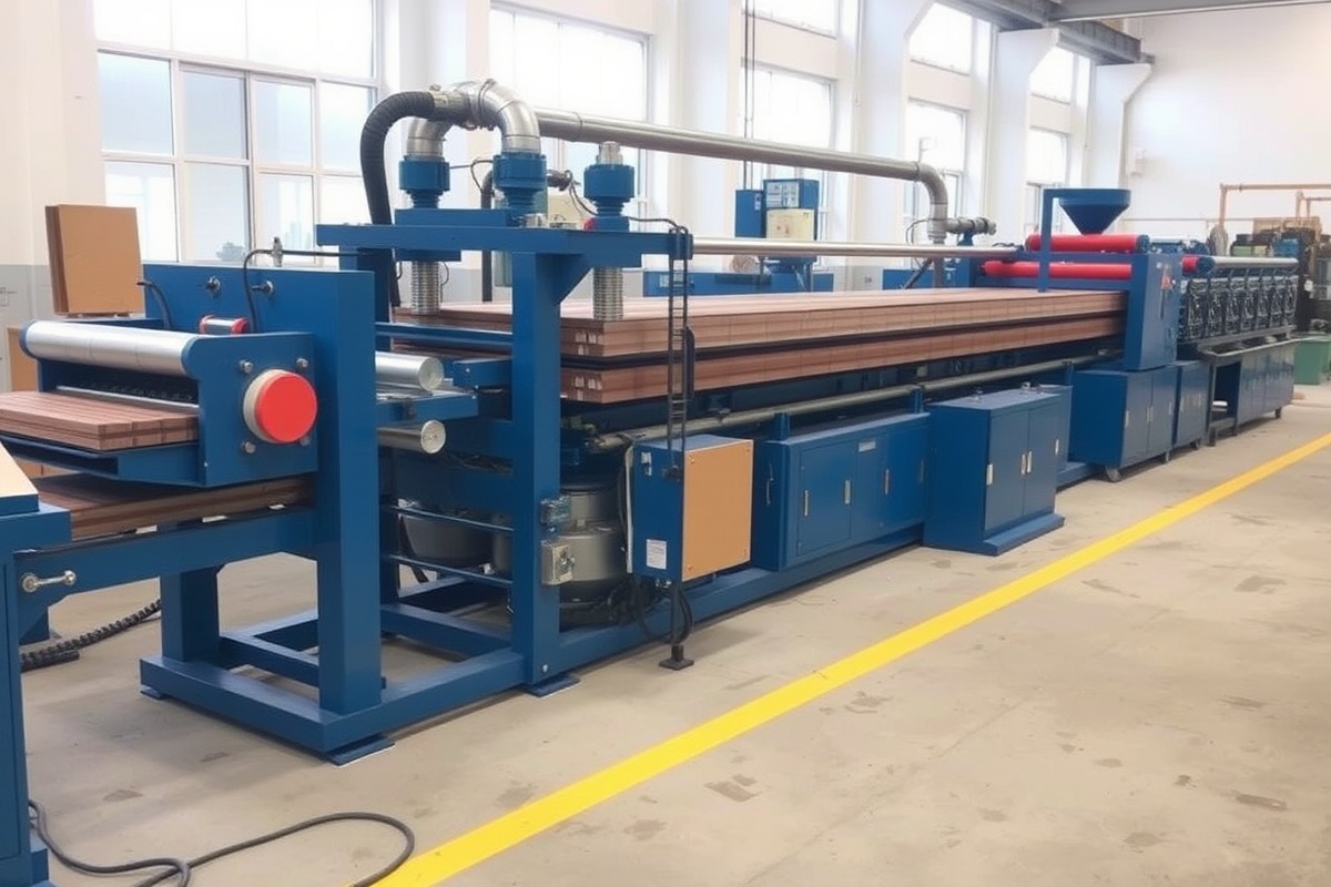 wpc decking extrusion line