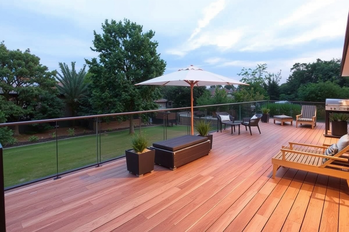 wpc decking for terrace