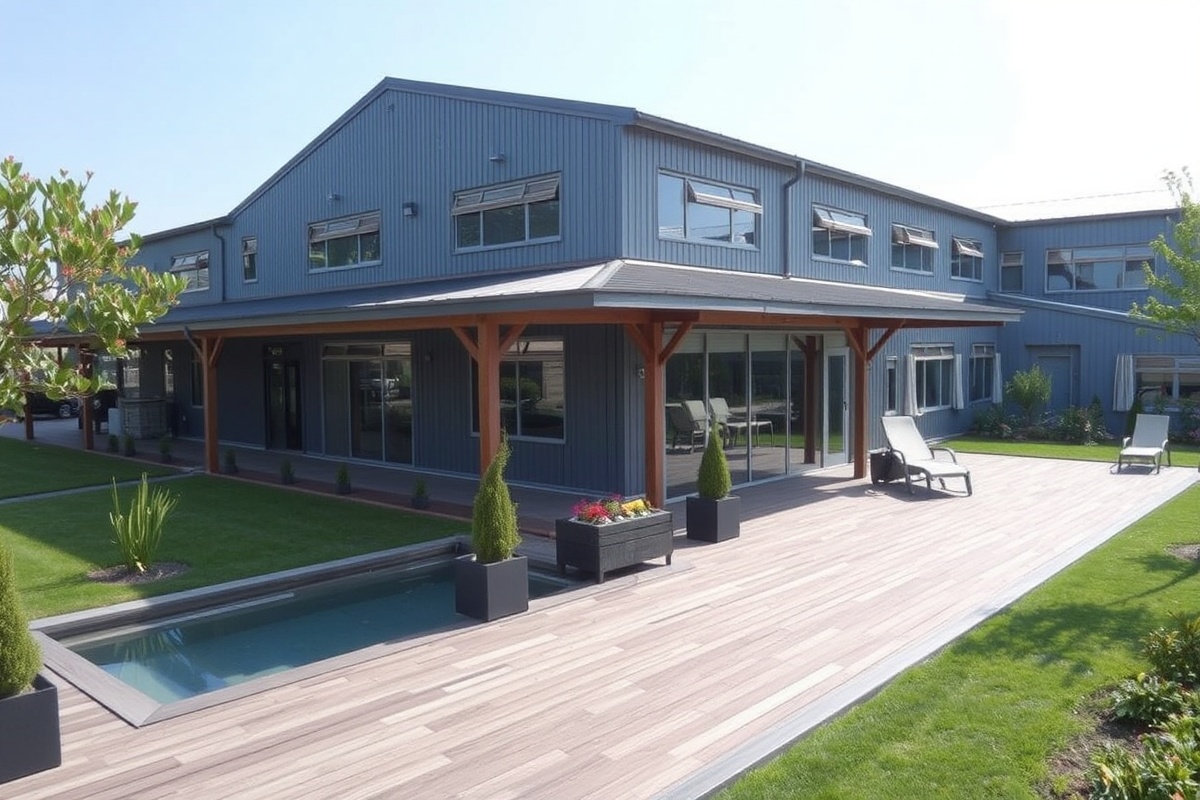 WPC decking production factory