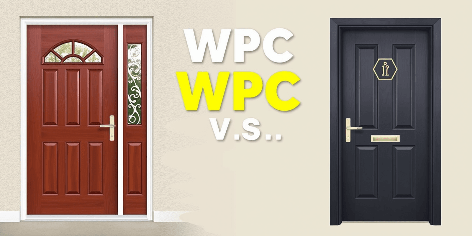 wpc door vs flush door