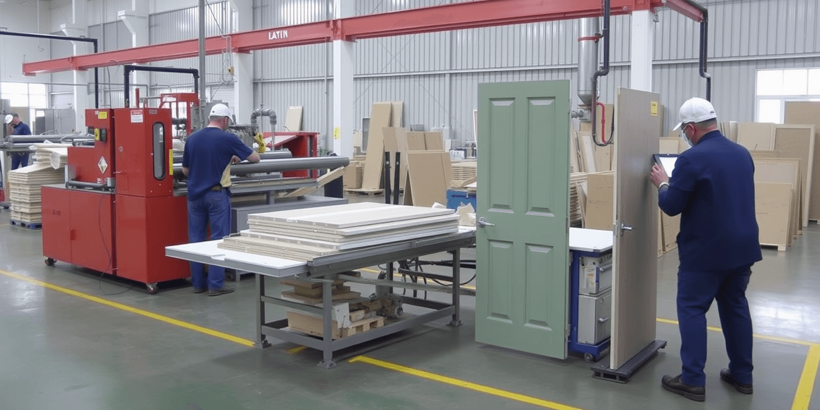 wpc doors manufacturing process