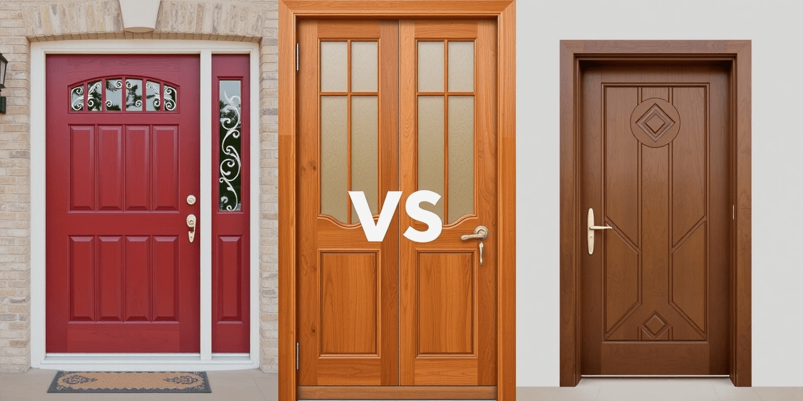 wpc doors vs wooden doors