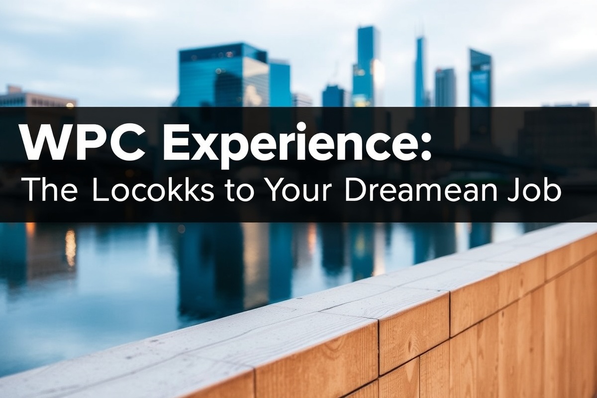 WPC Experience: The Key to Unlocking Your Dream Job