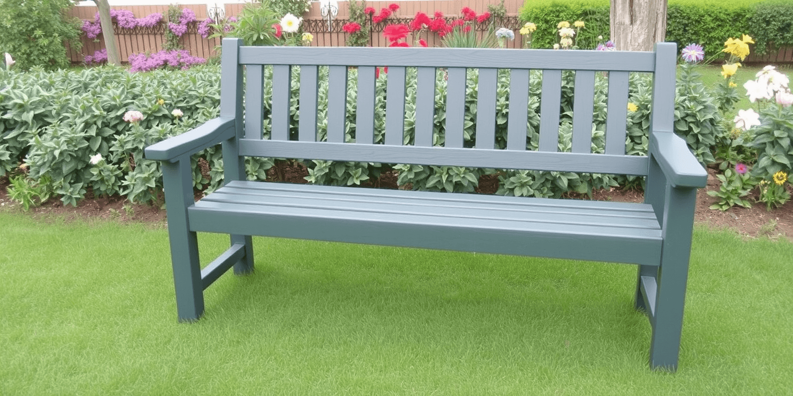 wpc garden bench