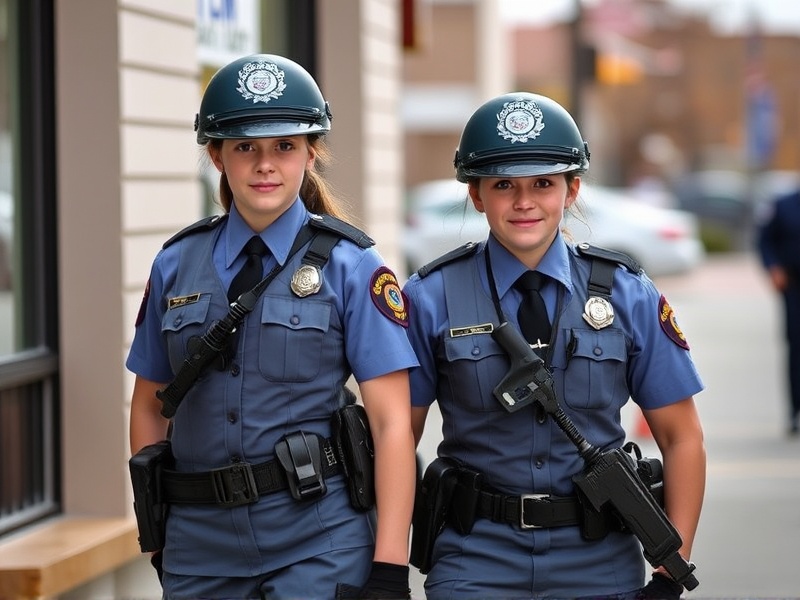 WPC Girls in Uniform: Protecting and Serving Their Community