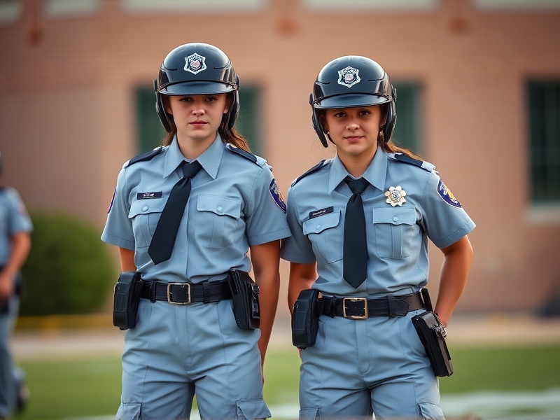 wpc girls in uniform