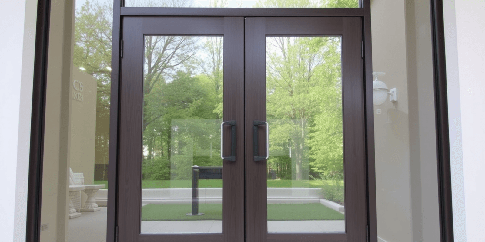 wpc glass door