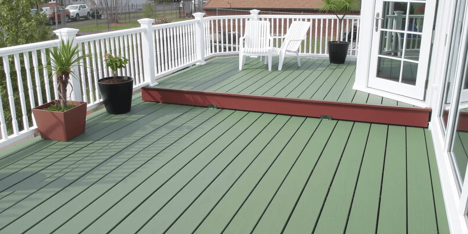 wpc green deck