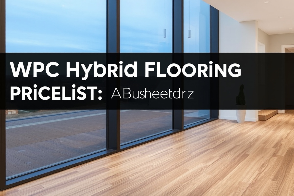 WPC Hybrid Flooring Pricelist: A Buyer's Checklist