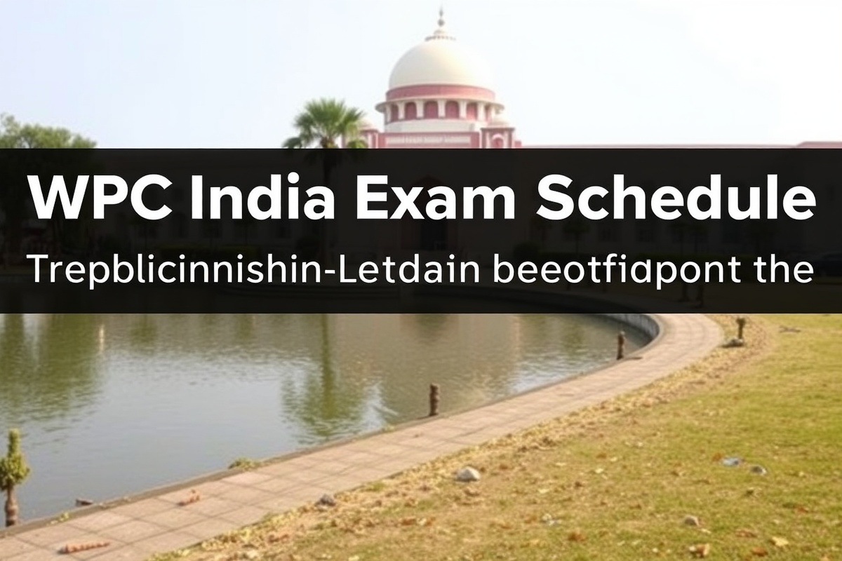 WPC India Exam Schedule: Important Dates and Preparation Tips