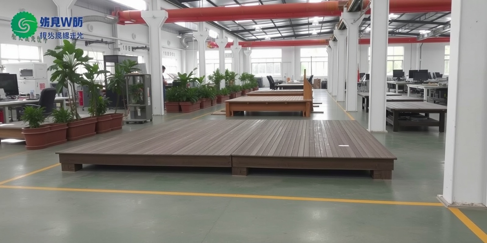 wpc indoor decking factory