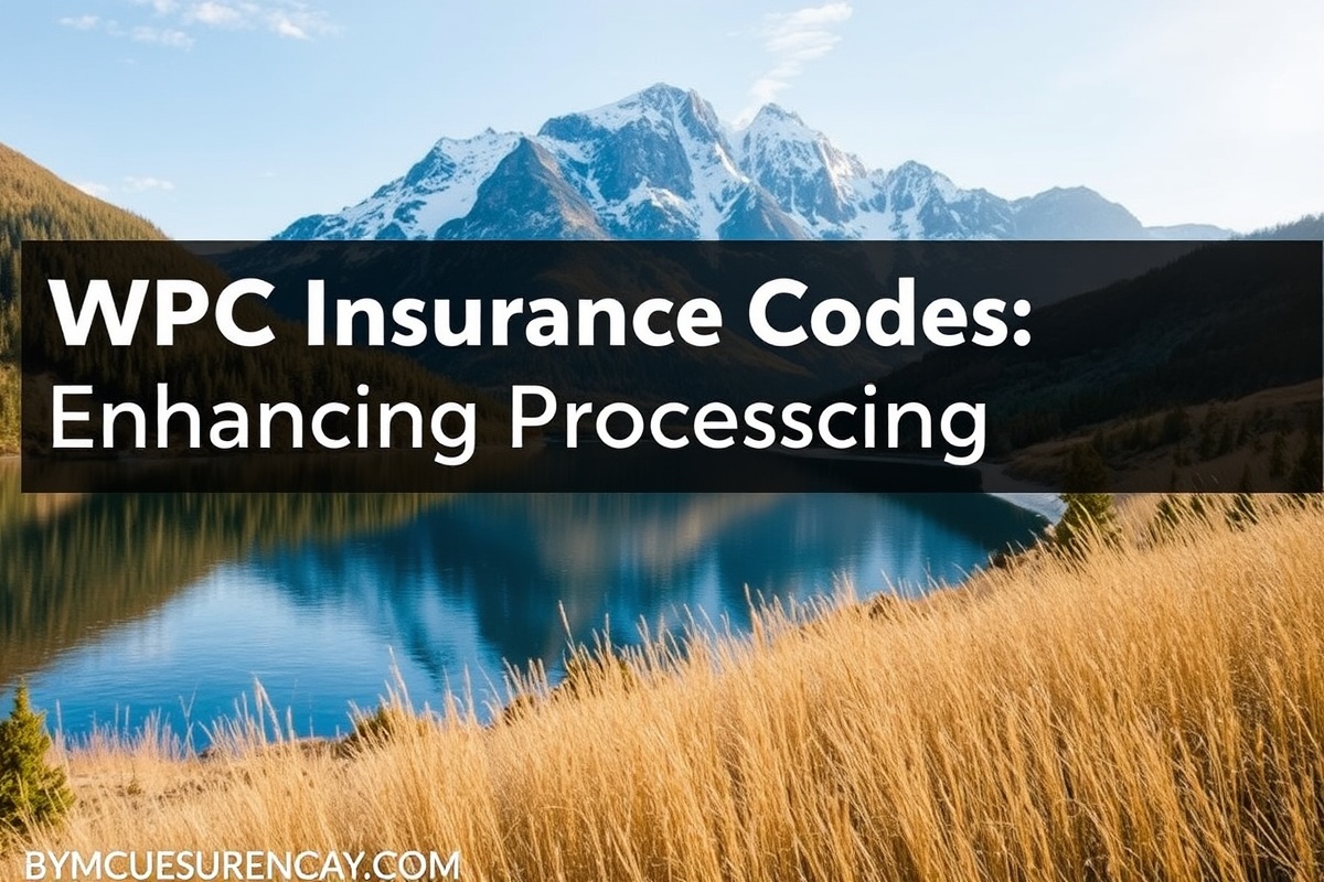 WPC Insurance Codes: Enhancing Claims Processing Efficiency